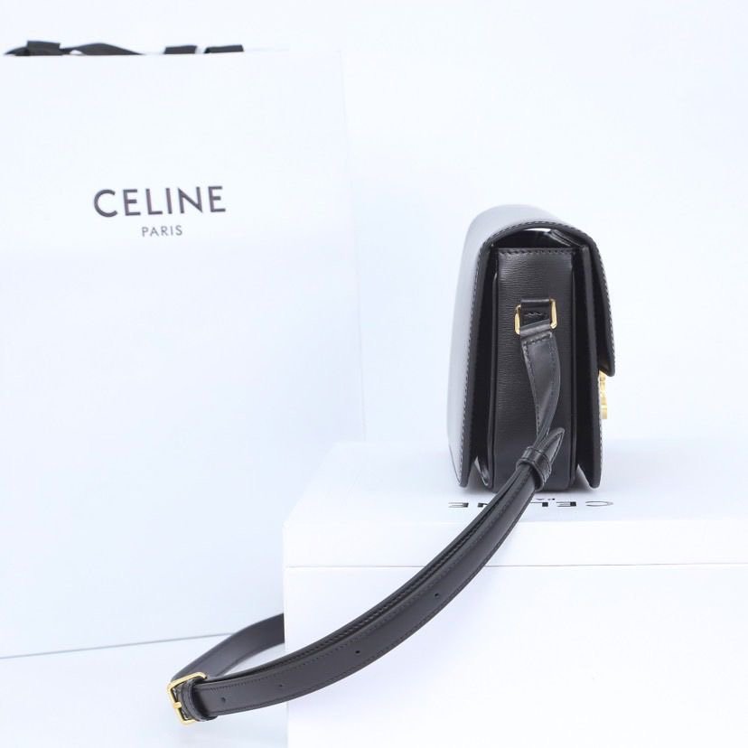 Celine Triomphe Teen Bag Black Gold - Afbeelding 4