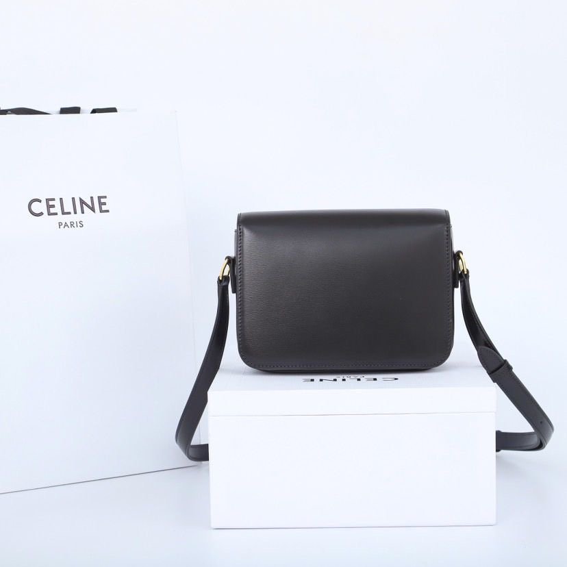 Celine Triomphe Teen Bag Black Gold - Afbeelding 3