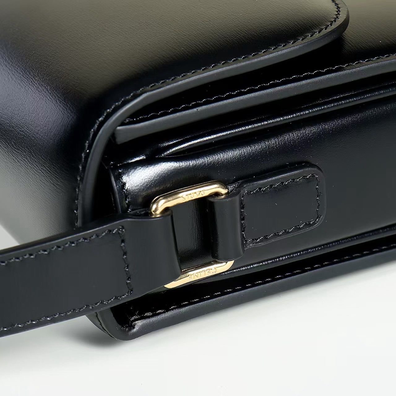 Celine Triomphe Classic Bag Black Gold - Afbeelding 9