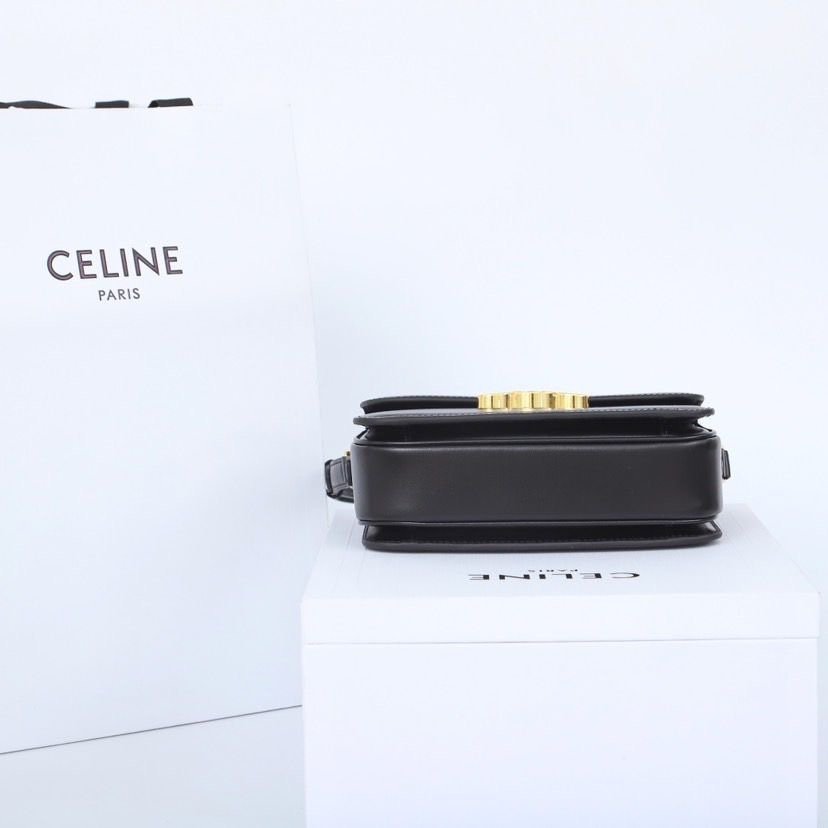 Celine Triomphe Teen Bag Black Gold - Afbeelding 5