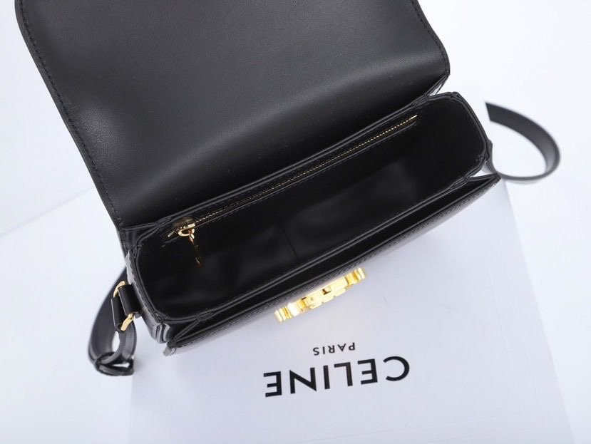 Celine Triomphe Teen Bag Black Gold - Afbeelding 8
