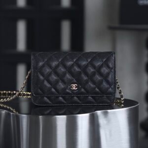 Chanel Wallet on Chain (WOC) Black Gold