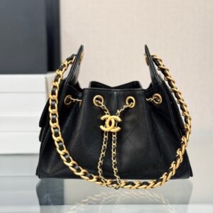Chanel 25 Black Gold in Mini
