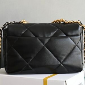 Alternative view of Chanel 19 Black Gold in Small