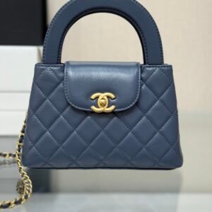 Chanel Kelly Blue Gold