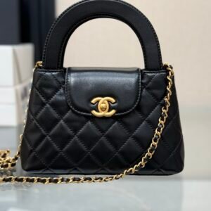 Chanel Kelly Black Gold