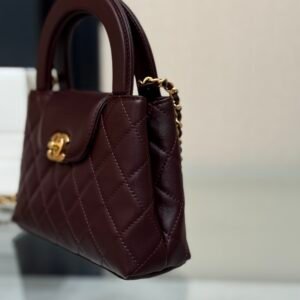 Alternative view of Chanel Kelly Burgundy Gold