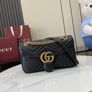 Gucci Marmont Black Gold
