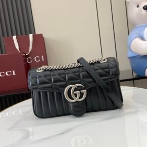 Gucci Marmont Black Silver