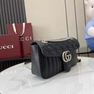 Alternative view of Gucci Marmont Black Silver