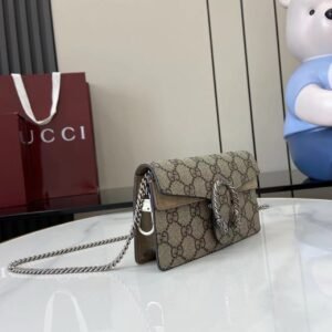Alternative view of Gucci Dionysus Brown Beige Canvas