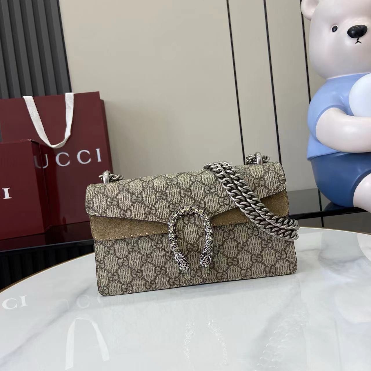 Gucci Dionysus Brown Beige Canvas