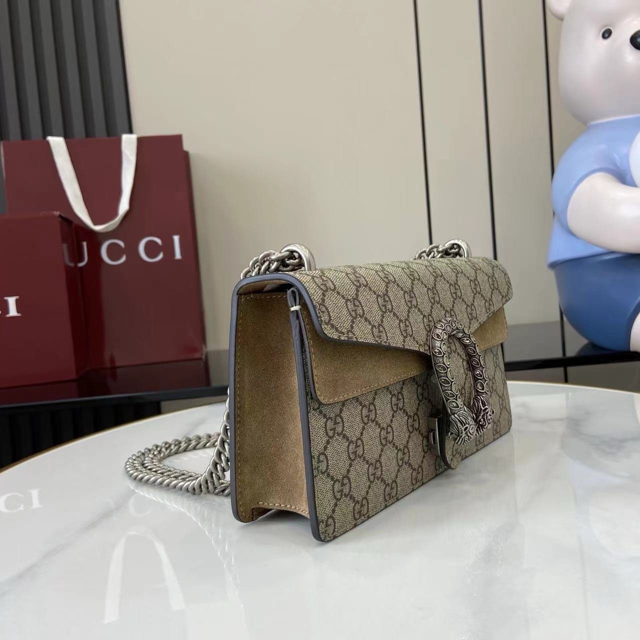 Gucci Dionysus Brown Beige Canvas - Afbeelding 2
