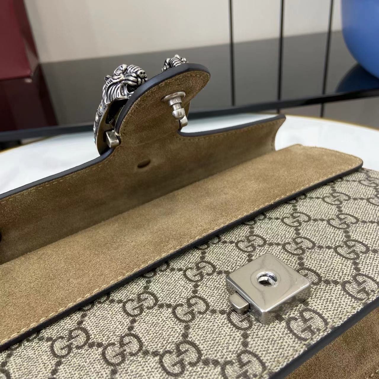 Gucci Dionysus Brown Beige Canvas - Afbeelding 8