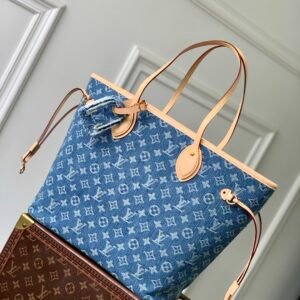 Louis Vuitton Neverfull MM Denim