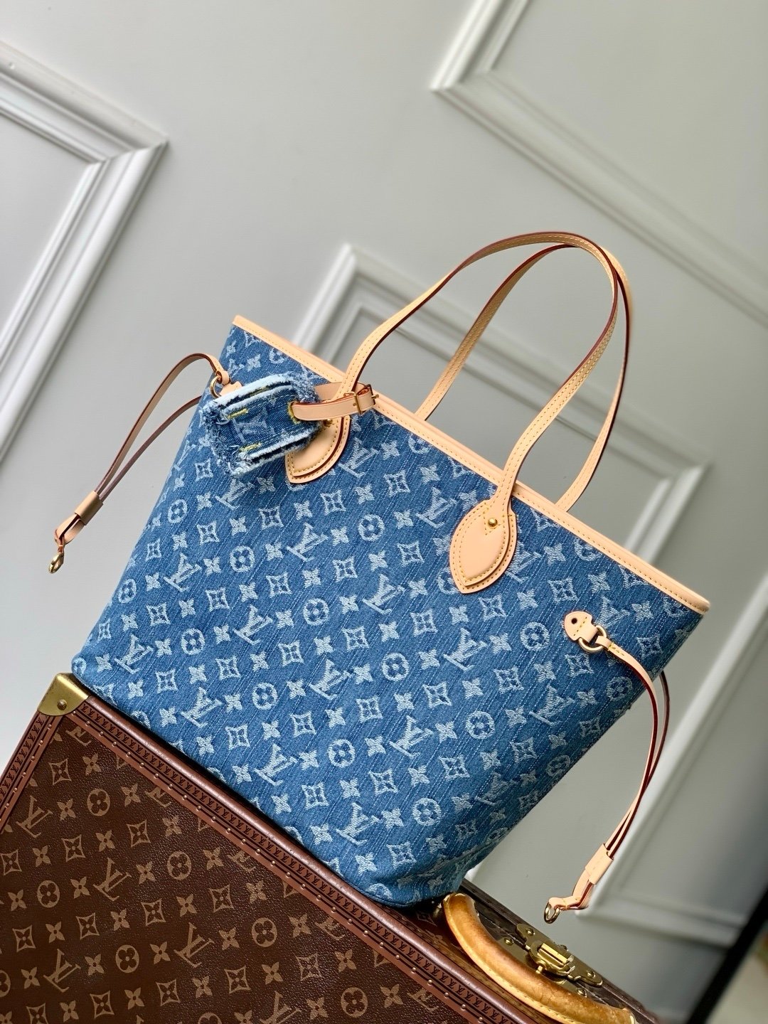 Louis Vuitton Neverfull MM Denim