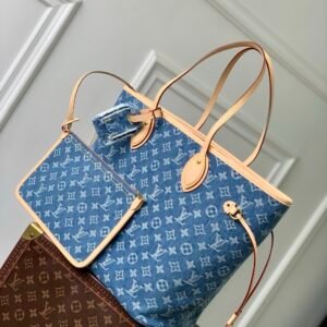 Alternative view of Louis Vuitton Neverfull MM Denim
