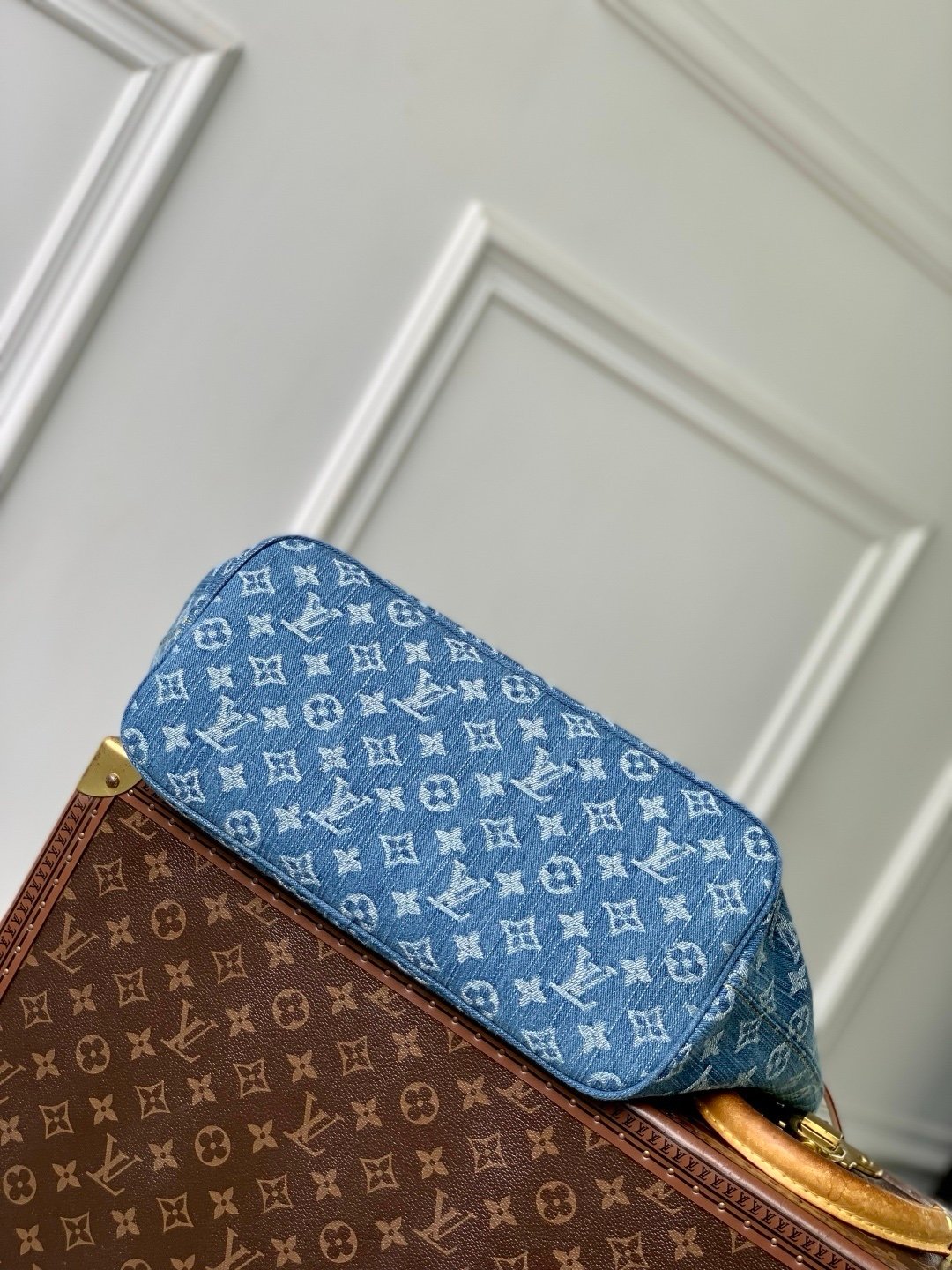 Louis Vuitton Neverfull MM Denim - Afbeelding 4