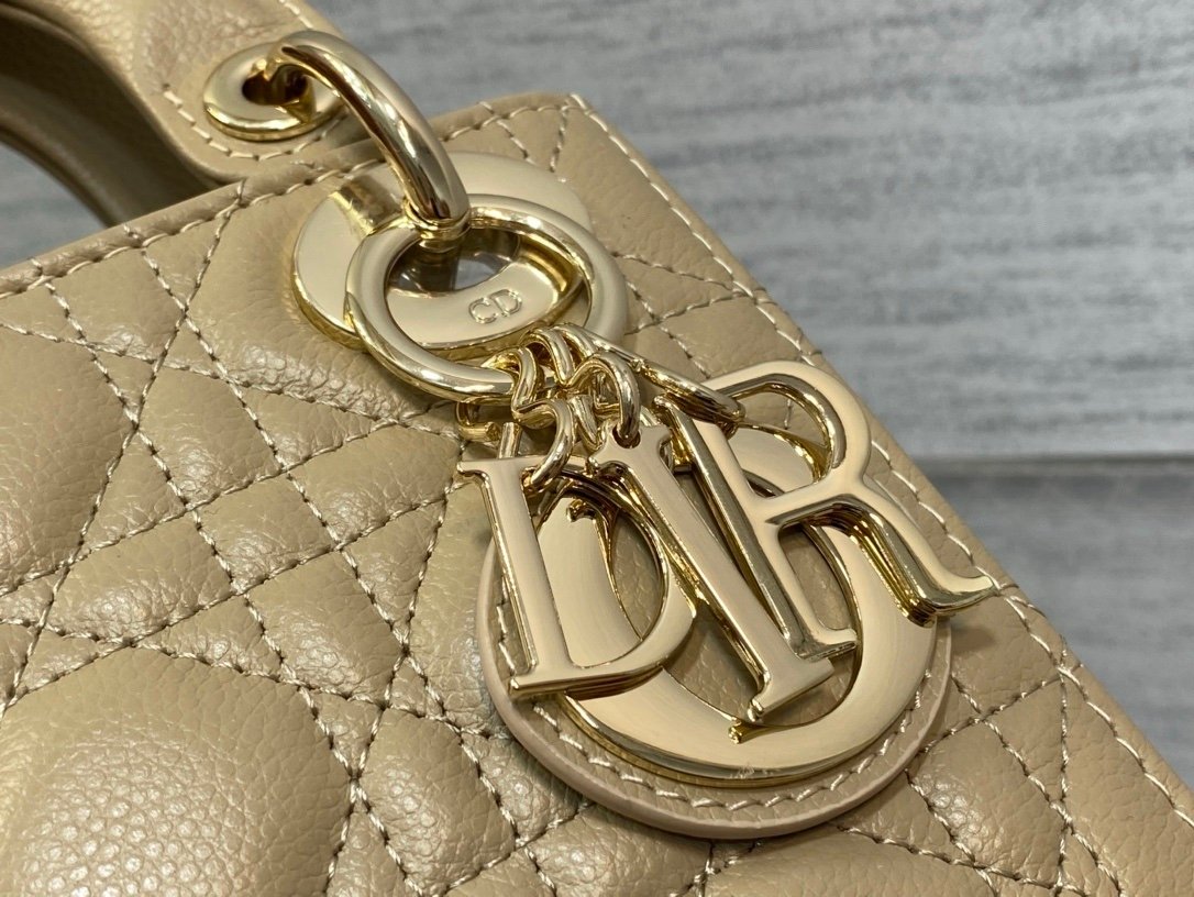 Dior Mini Lady Dior Bag Beige Gold - Afbeelding 3
