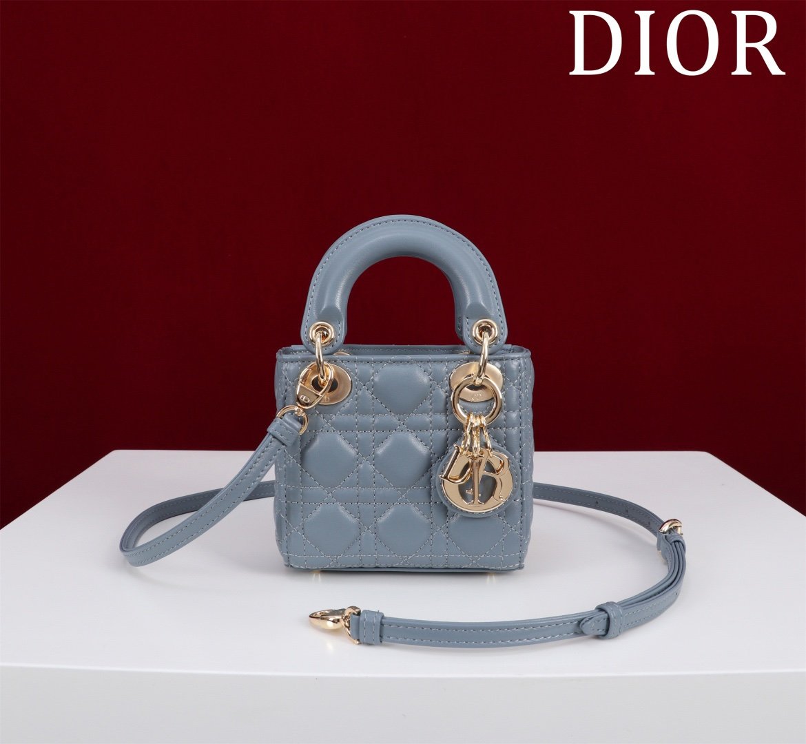 Dior Micro Lady Dior Blue
