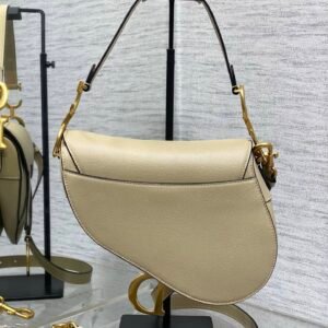 Alternative view of Dior Saddle Bag Beige Gold