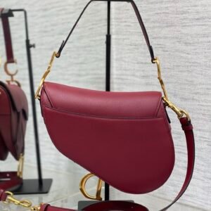 Alternative view of Dior Saddle Bag Red Gold