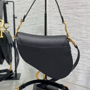 Alternative view of Dior Saddle Bag Black Gold