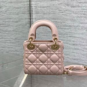 Alternative view of Dior Micro Lady Dior Pink Gold