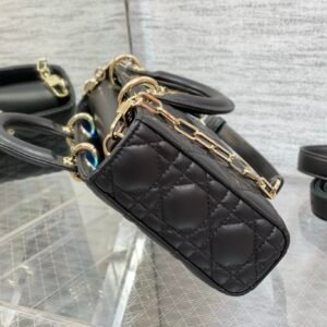 Alternative view of Dior Medium Lady D-Joy Bag Black