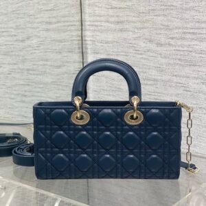 Alternative view of Dior Medium Lady D-Joy Bag Navy