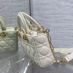 Alternative view of Dior Small Lady D-Joy Bag White
