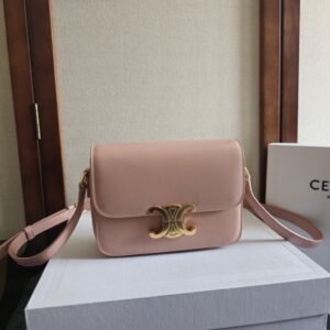 Celine Triomphe Teen Bag Pink Gold