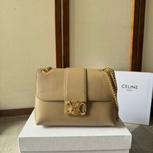 Celine Medium Victoire Bag Beige Gold