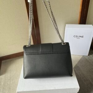 Alternative view of Celine Medium Victoire Bag Black Silver