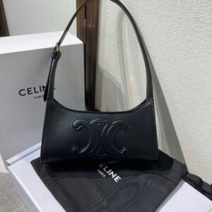 Celine Cuir Triomphe Bag Black