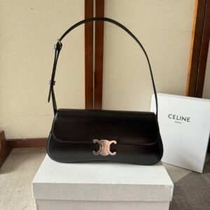 Celine Medium Lola Bag Black Silver