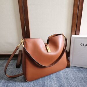 Celine Medium Camille 16 Bag Brown Gold