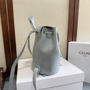 Alternative view of Celine Bonnie Backpack Blue Silver