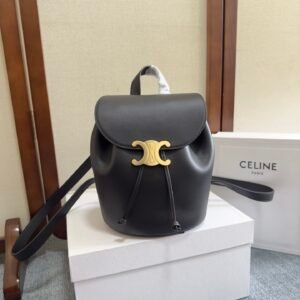 Celine Bonnie Backpack Black Gold