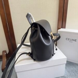 Alternative view of Celine Bonnie Backpack Black Gold