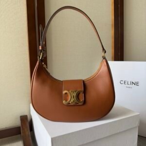 Celine Small Ava Bag Brown Gold
