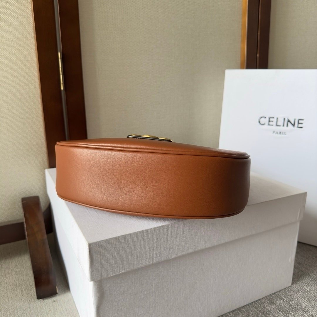 Celine Small Ava Bag Brown Gold - Afbeelding 4