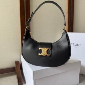 Celine Small Ava Bag Black Gold