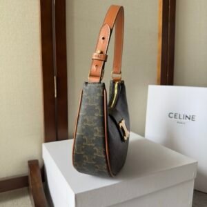 Alternative view of Celine Small Ava Bag Brown Gold