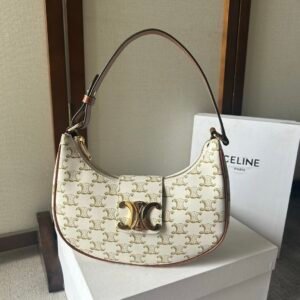 Celine Small Ava Bag Beige Gold
