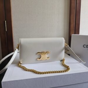Celine Multipochette White Gold