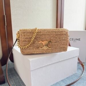 Celine Multipochette in Raffia