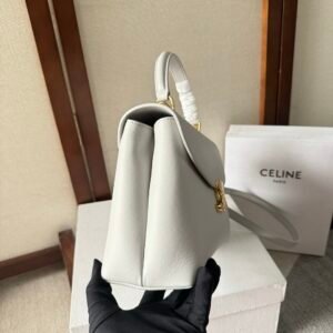 Alternative view of Celine Medium Nino Bag White Gold
