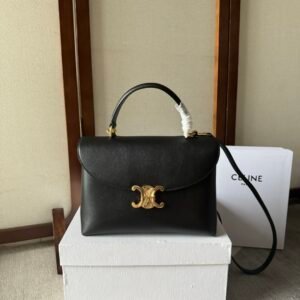 Celine Medium Nino Bag Black Gold