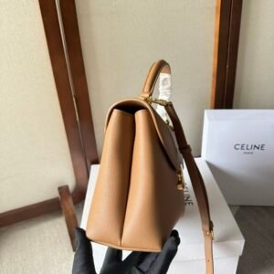 Alternative view of Celine Medium Nino Bag Brown Gold